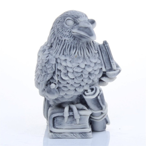 Фигурка из мраморной крошки "Ворон ученый" №J293 Фигурка из мраморной крошки "Ворон ученый" №J293