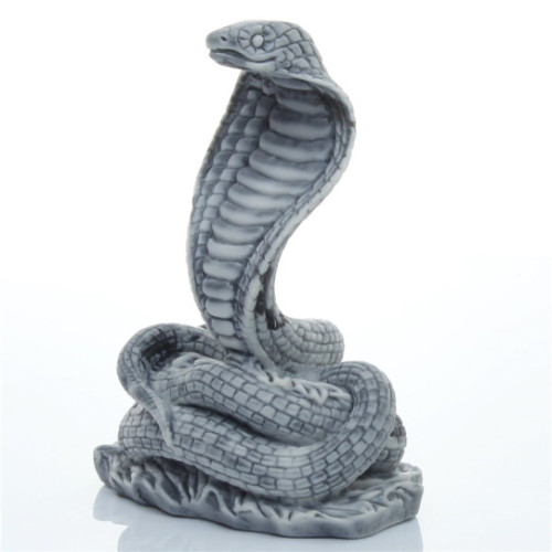 Фигурка из мраморной крошки "Кобра большая" №J52