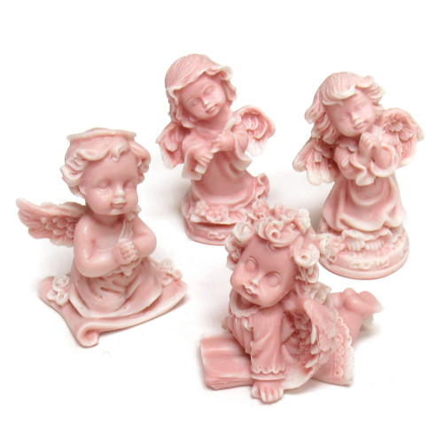 Комплект фигурок из мраморной крошки "Ангелочки" №K32