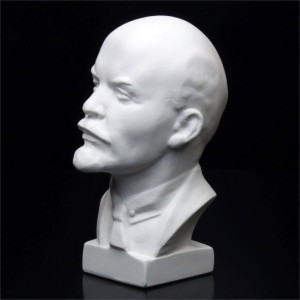 Фигурка из мраморной крошки "Бюст Ленина" №E24