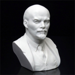 Фигурка из мраморной крошки "Бюст Ленина" №E25