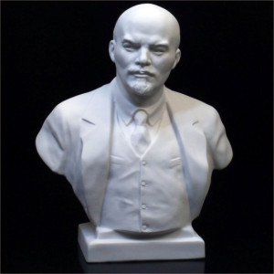 Фигурка из мраморной крошки "Бюст Ленина" №E51