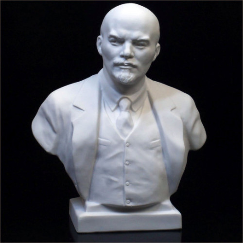 Фигурка из мраморной крошки "Бюст Ленина" №E51