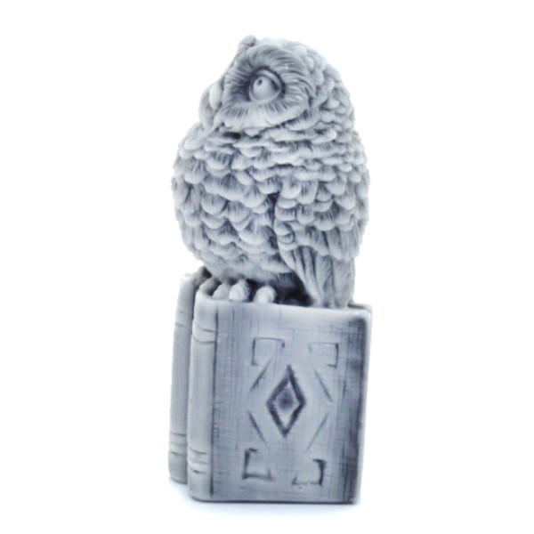 Фигурка из мраморной крошки "Совенок на книгах" №J380