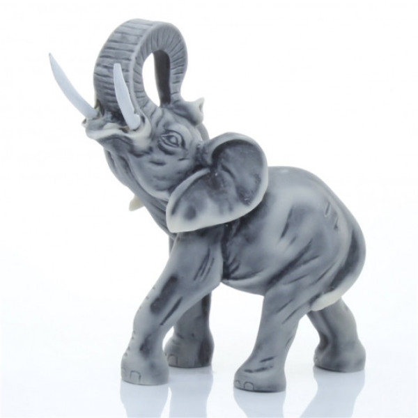 Фигурка из мраморной крошки "Слон 2 средний" №J54 Фигурка из мраморной крошки "Слон 2 средний" №J54