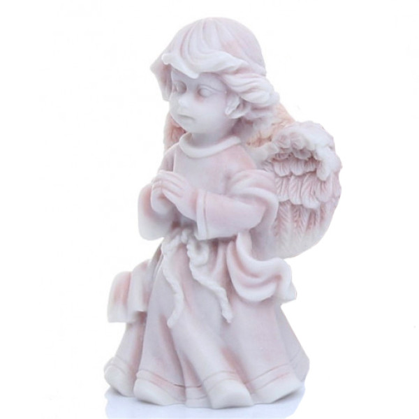 Фигурка из мраморной крошки "Ангелочек молящийся" №K55-1 Фигурка из мраморной крошки "Ангелочек молящийся" №K55-1