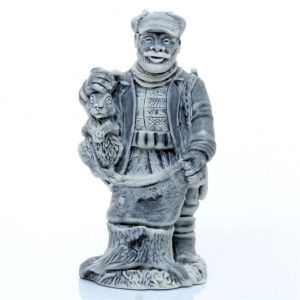 Фигурка из мраморной крошки "Охотник" №K72