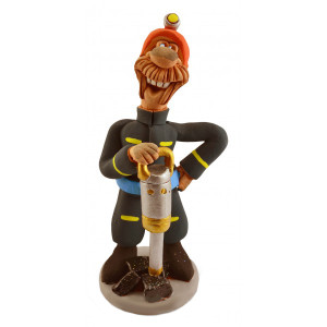 Фигурка из керамики "Шахтер" №75-14