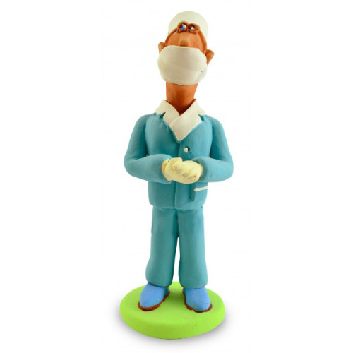 Фигурка из керамики "Хирург мужчина" №75-2-1 Фигурка из керамики "Хирург мужчина" №75-2-1