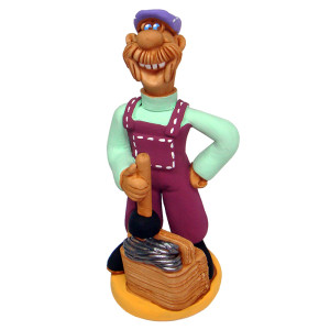 Фигурка из керамики "Сантехник" №75-21-2