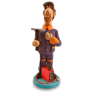 Фигурка из керамики "Сварщик" №75-21-6