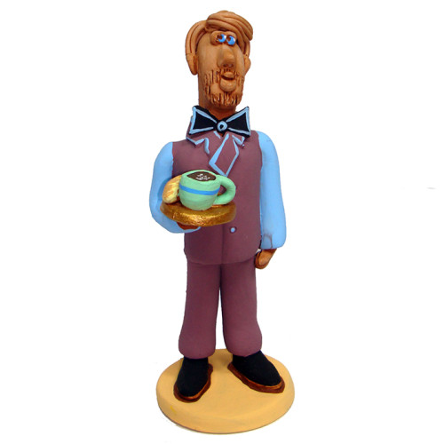 Фигурка из керамики "Официант" №75-24-1