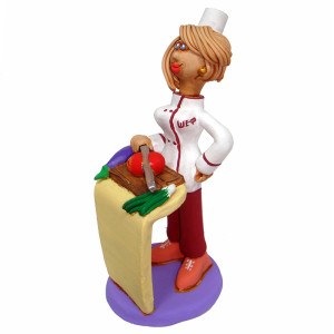 Фигурка из керамики "Шеф-повар" №75-7-5