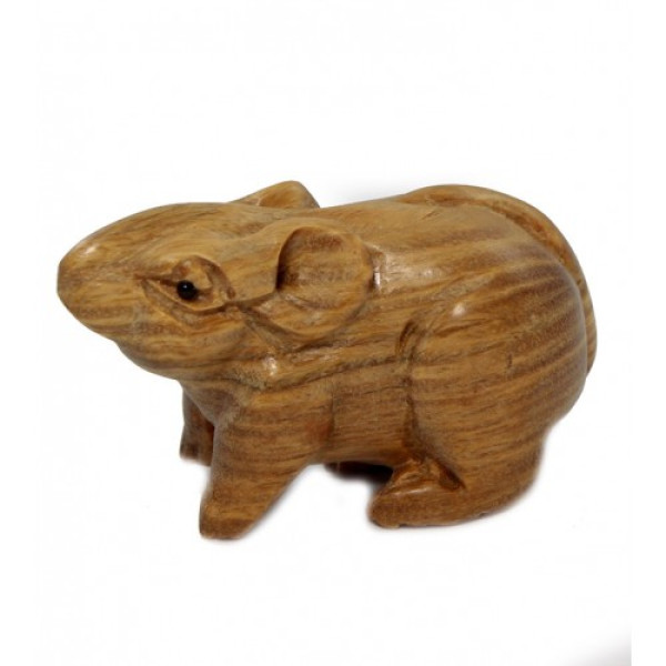 Фигурка из сандалового дерева "Мышь" №8117-10 Фигурка из сандалового дерева "Мышь" №8117-10