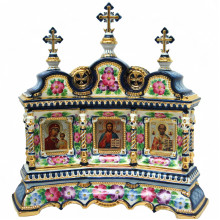 Киоты из фарфора Гжель