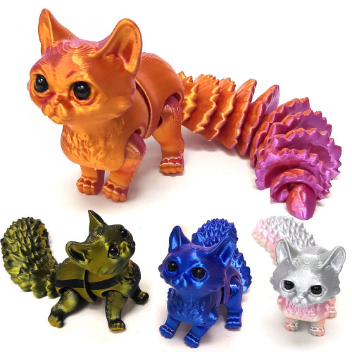 3D игрушка подвижная "Кошка" №2136-3