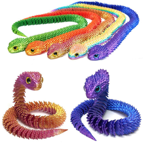 3D игрушка подвижная "Змея" №2136-1