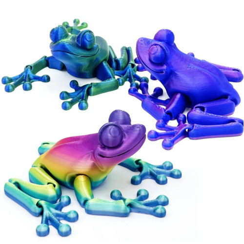 3D игрушка подвижная "Лягушка" №2136-11