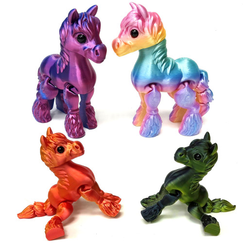 3D игрушка подвижная "Пони " №2136-12
