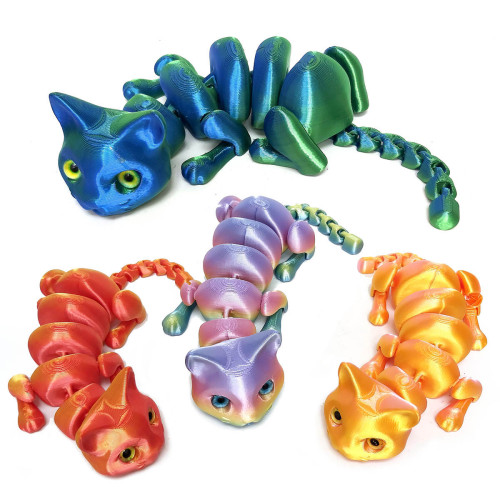 3D игрушка подвижная "Кошка" №2136-21