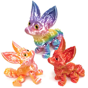 3D игрушка подвижная "Лиса" №2136-23