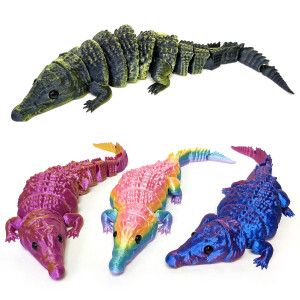 3D игрушка подвижная "Крокодил" №2136-4