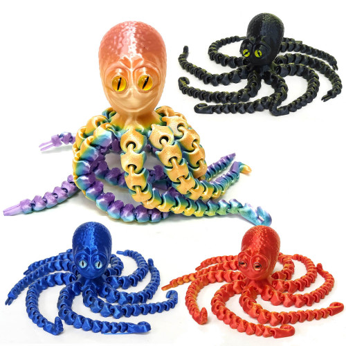 3D игрушка подвижная "Осминожек" №2136-6