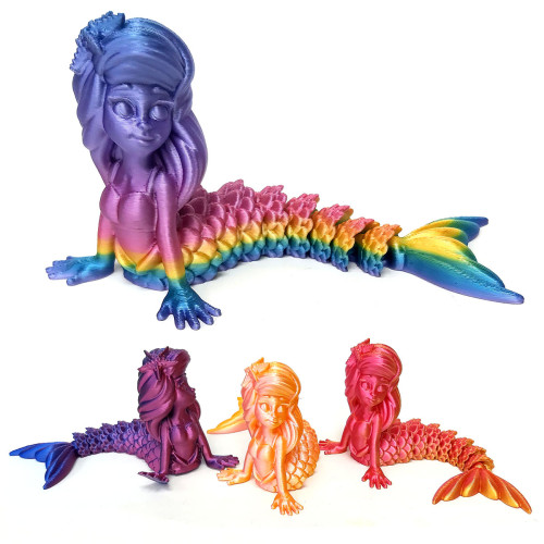 3D игрушка подвижная "Русалочка" №2136-9