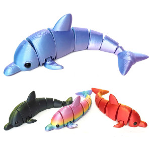 3D игрушка подвижная "Дельфин" №2136-9
