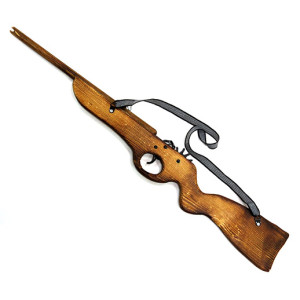 Игрушка "Винтовка стреляющая резинками" из дерева №C721-12