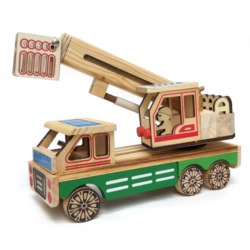 Игрушка из дерева "Автовышка" №7376-2A