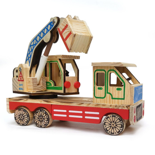 Игрушка из дерева "Экскаватор" №7376-2B
