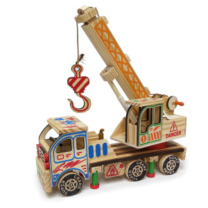 Игрушка из дерева "Автокран" №7376-3