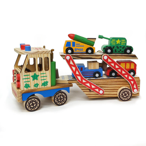 Игрушка из дерева "Автовоз" №7376-5