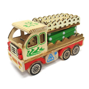 Игрушка из дерева "Машина вышка" №7376-10B