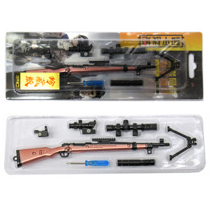 Модель снайперской винтовки из металла №2028-67