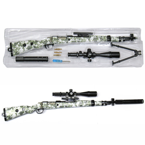 Модель снайперской винтовки из металла №2028-80