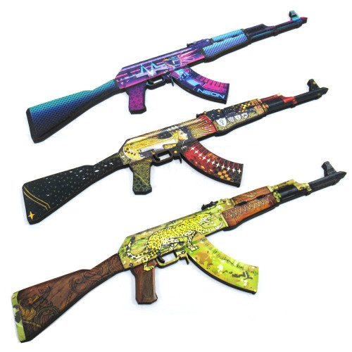 Игрушка "Автомат Калашникова АК47" из дерева №A-CS-01