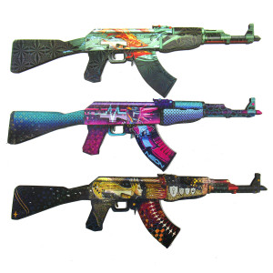 Игрушка "Автомат Калашникова АК47" из дерева №A-CS-02