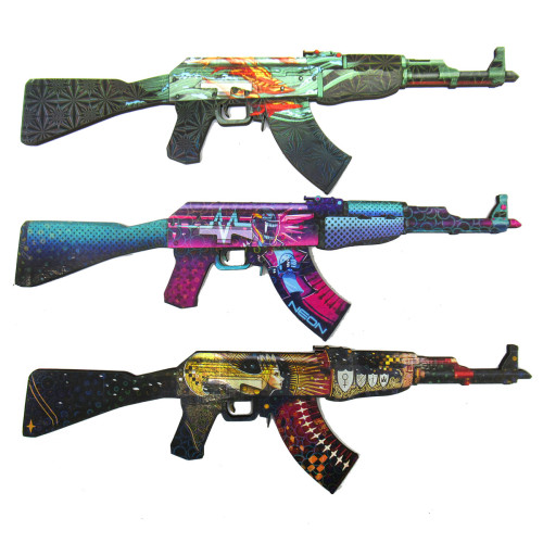 Игрушка "Автомат Калашникова АК47" из дерева №A-CS-02