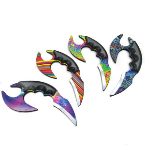 Игрушка "Нож-керамбит с защитой пальцев" из дерева №NK-02