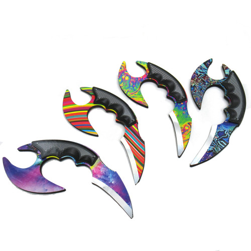 Игрушка "Нож-керамбит с защитой пальцев" из дерева №NK-02