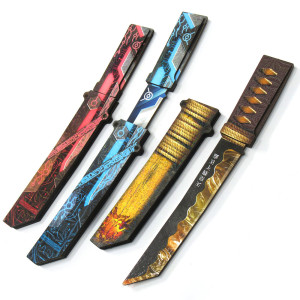 Игрушка "Нож Танто в ножнах" из дерева №NTN01