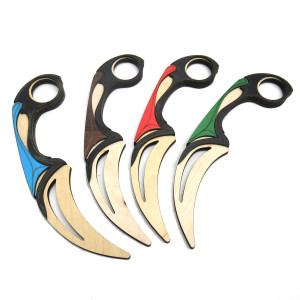 Игрушка "Нож-керамбит" из дерева №OSK-01