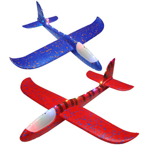 Самолет из пенопласта с диодной подсветкой №CM-2