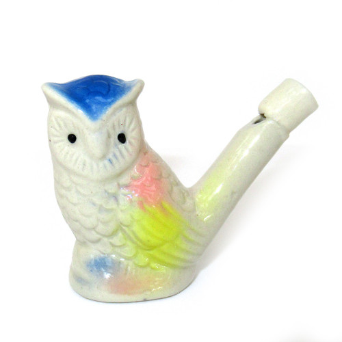Свисток из керамики "Сова" №728-10