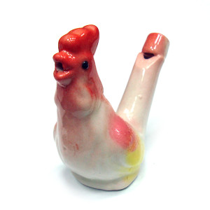 Свисток из керамики "Петушок" №728-9