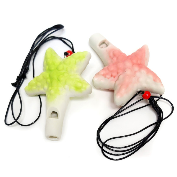 Свисток из керамики "Морская Звезда" №7284-1C Свисток из керамики "Морская Звезда" №7284-1C