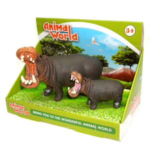 Игрушечный сувенир "Бегемоты" №TBS020-4