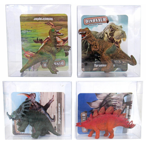 Набор резиновых игрушек "Динозавры" №TBS041